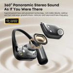 Earphone And Microphone Bluetooth V5.4 Standard Earphone And Microphone Open-ear Form Factor For Mp3 / Cellphone / PC Compatibility for sale