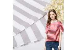 China Flexible Soft Smooth Striped Cotton Fabric Easy To Dry Skin Friendly supplier