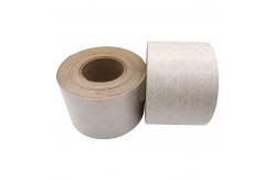 China Single Sided Eco Friendly Brown Wet Water Printing Kraft Paper Tape supplier