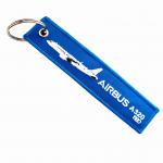 Airbus A320 Precision Embroidery Keychain | Aviation-Grade Fabric + Reinforced Metal Ring | Collector's Travel Essential for sale