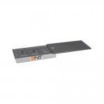 Aluminum alloy Slide Tabletop Power Socket In Meeting Head Desk HDMI for sale