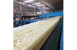 China 1.2m Wall Heat Insulation Materials Moisture Proof Yellow Glass Wool Felt supplier