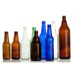 Cheap Price 640ml 1000ml Glass Soda Bottle Clear Brewing Bottle for Beer for sale
