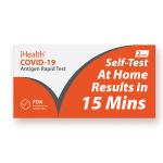 IHealth Rapid Antigen Swab Test Nasal Specimen FDA For Public Area for sale