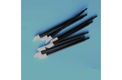 China Black PP Stick 8mm PU Foam Swab High Absorbency Printhead Cleaning Swab supplier