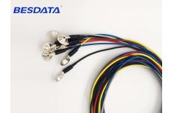 China Accurate1.5 m Length Coated Gold / AgCl / Pure Silver / Sintered EEG Electrode supplier