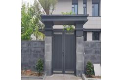 China Australia Style Courtyard Wall Gate With Sliding Open Design Customizable Size supplier