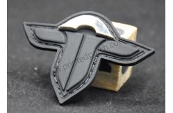 China 2D 3D Silicone Rubber Labels Micro Injection Silicone Patches For Clothing supplier