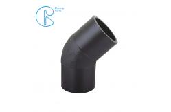 China 45 Degree Elbow HDPE Fusion Fittings For Irrigation supplier