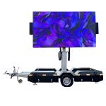 Environmental Protection And Energy Saving Waterproof Mobile Led Screen Display Trailer For Building Construction for sale