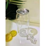 Clear Plastic Beverage Bottles Can 650ml With Sealing Machine With Logo Customized