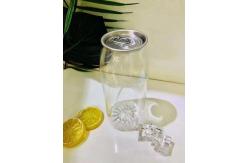 China Clear Plastic Beverage Bottles Can 650ml With Sealing Machine With Logo Customized supplier