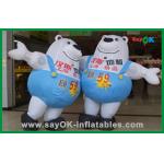 Double Inflatable Bear Durable Promotional Inflatables For Advertisement for sale