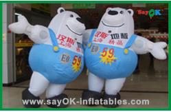 China Double Inflatable Bear Durable Promotional Inflatables For Advertisement supplier