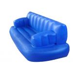 Water Floating Blue Inflatable Sofas And Couches For Sleeping With Commercial Quality for sale