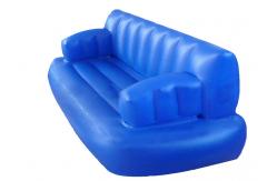 China Water Floating Blue Inflatable Sofas And Couches For Sleeping With Commercial Quality supplier