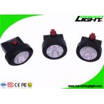 Msha Approved Cordless Mining Cap Lights , Portable Black Miner Lamp with 15 Hours Lighting Time for sale