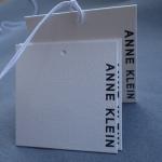 Coated Art Paper Ultrasonic Cut 0.6mm Paper Hang Tags For Clothing for sale