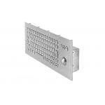 Vandal Resistant Rugged Industrial Keyboard With Trackball Top Panel for sale