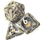 Multipurpose Custom Resin Dice Durable DND Polyhedral Dice Set Made Dice Sets for sale