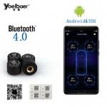 Multi Language Tire Pressure Temperature Monitoring System Bluetooth 4 Sensors for sale