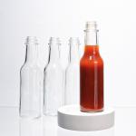 5oz 150ml Hot Sauce Woozy Glass Bottle With Leak Proof Screw Cap