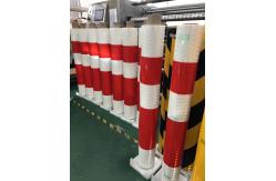 China Traffic Barricade High Intensity Prismatic Reflective Sheeting , Prismatic Reflective Viny supplier