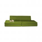 Folding Convertible Modular Play Sofa Polyester Fabric Foam Play Furniture