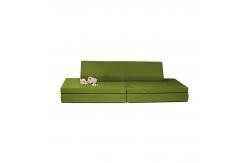 China Folding Convertible Modular Play Sofa Polyester Fabric Foam Play Furniture supplier