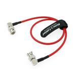 12G SDI Flexible Coaxial Cable BNC Male to Male Right Angle for RED Komodo| Atomos Monitor 75 Ohm Shielded Cable for sale