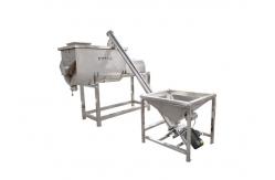 China Intense Mixing Horizontal 400l Dry Powder Ribbon Blender supplier