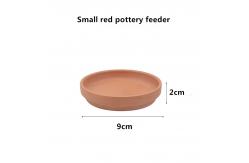 China Climbing Pet Turtle Dinner Plate Guard Frog Lizard Ceramic Food Plate Drinking Plate supplier