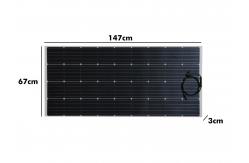 China Polycrystalline Silicon Flexible Folding Solar Panel Kit 100W 200W 300W supplier