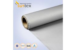 China Good mechanical properties Silicone Coating Fabric For High Temperature Removable Pads supplier