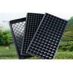 Black Rectangular Plastic Germination Trays Seed Nursery Trays 200 Cells for sale