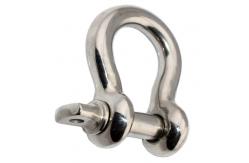 China 2 - 120 Tons Stainless Steel Rigging Hardware Large Bow Shackle SGS supplier