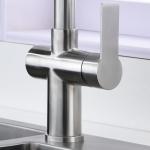 Brushed Nickel Single Lever Sink Faucet for sale