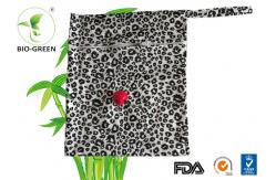China 28*34cm Laminated PUL Waterproof Wet Bag , Small Reusable Wet Clothes Bag supplier