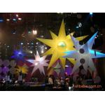 Colorful Inflatable Lighting Star With 2 Meters LED Decoration Light for sale