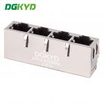 KRJ-405BNL RJ45 Multiple Port Connectors 100Mbps Integrated Filter Network Interface Communication Socket Ethernet Jack for sale