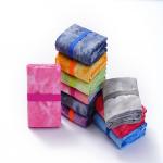 Customized Absorb Water Soft Quick Drying Microfiber Double Dyeing Microfiber Sports Towel for Adult 80x160cm for sale