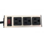 Custom American 3 Way Multi Electrical Plug Extension Cord With On Off Switch for sale