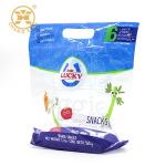 Recycle Vegetables Custom Printed Stand Up Pouches Zipock Clear Plastic Packing Bags for sale
