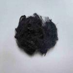 Flame Retardant Virgin Polyester Natural Fibre 51mm Black For Mattress for sale