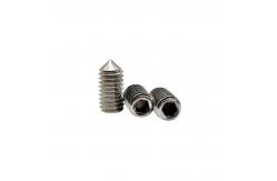China Factory Wholesale Custom Cut Slotted Positioning Screws Slotted Tip Machine Meter Screws supplier