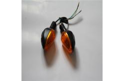 China Custom Motorcycle Turn Signal Lights Yellow Black Color Water Resistant supplier