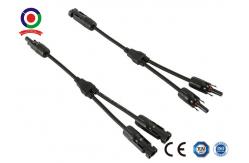China 1Pair Male Female M/F Black Red 30A Solar Panel Y Connector supplier