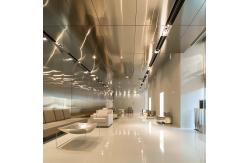 China Flat Panel Fire-Resistant Stainless Steel Ceiling In Matte Finish supplier