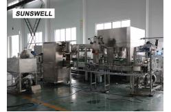 China Capacity 2000bph HDPE Bottle Filling Machine For Tea Drinks And Fruit Juice supplier