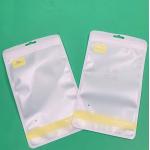 Hi-Q Custom Logo Self Seal Zipper Plastic Retail Packaging Three Side Seal Laminated Zipper Plastic Pouches for sale